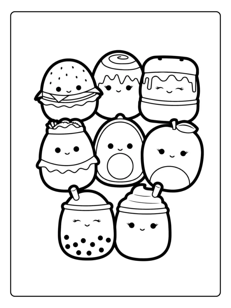 Squishmallow Kleurplaat