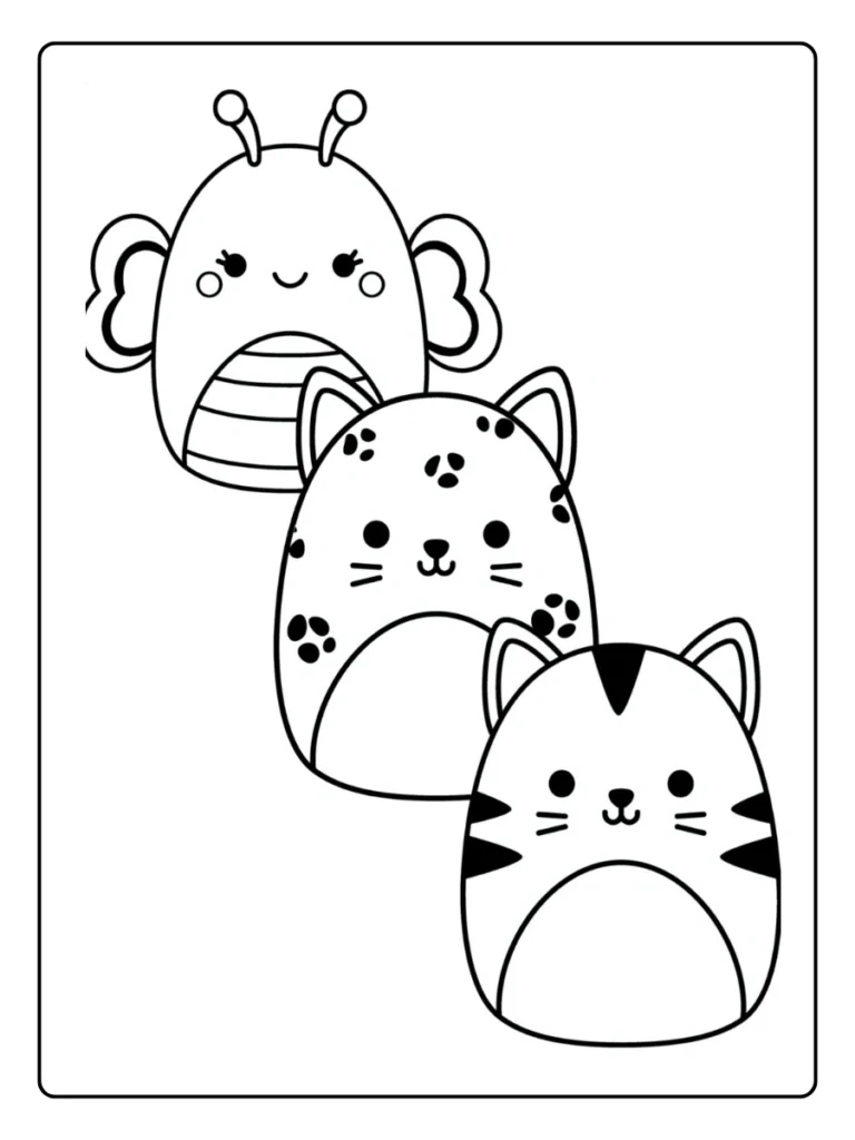 Squishmallow Kleurplaat