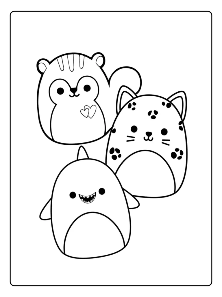 Squishmallow Kleurplaat