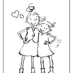 Zoete Zusjes Kleurplaat
