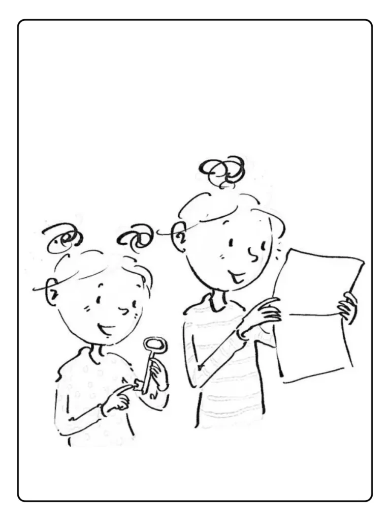 Zoete Zusjes Kleurplaat