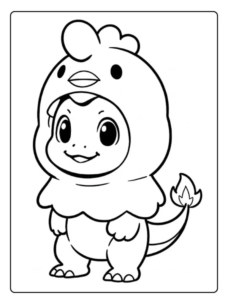 Kleurplaat Pokemon Schattig