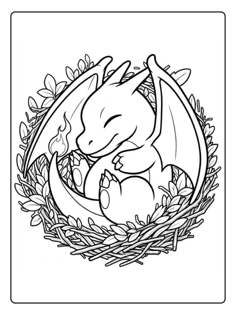 Kleurplaat Pokemon Schattig