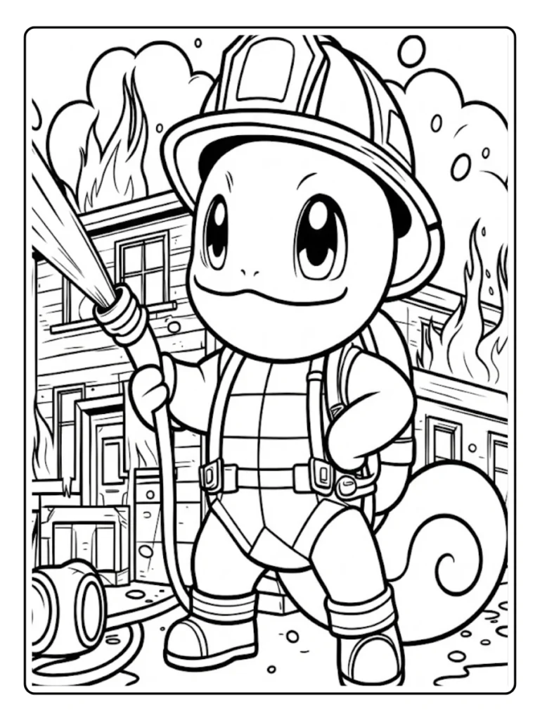 Kleurplaat Pokemon Schattig